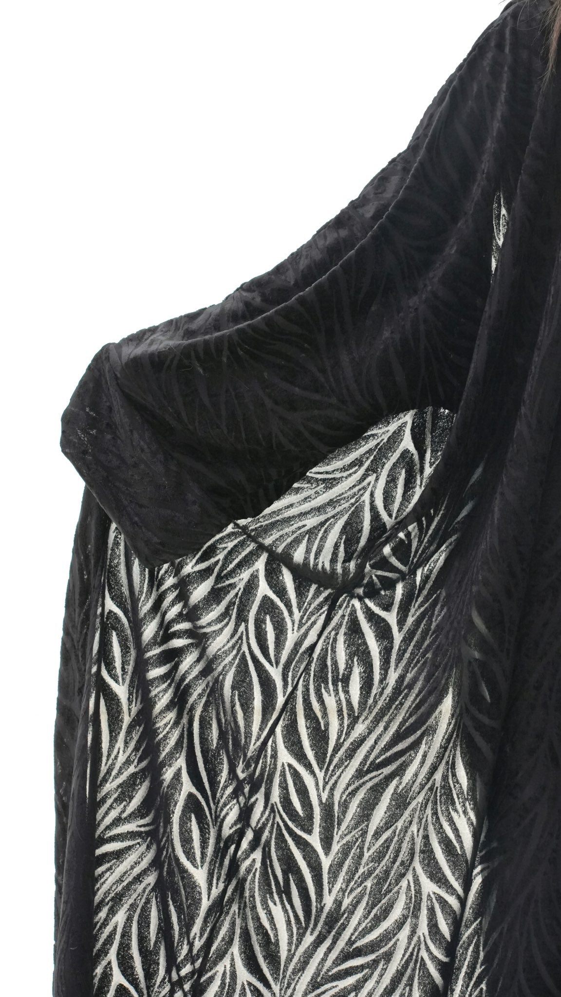 Carved Velvet Caftan